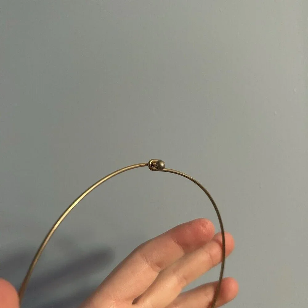 Vintage 90s Y2K Pendant Chocker Necklace Rainbow Jewelry Christmas Holiday - Picture 5 of 7